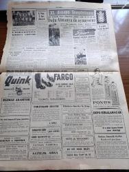 Cumhuriyet Gazetesi - 29 Mayıs 1959 - CHP Meclis Grubu Dün Bir Bildirildi Yayınladı - Amerika Feza Yolunu Dün İnsanlara Açtı - Canlı Olarak Dünyaya Dönen İlk Feza Yolcuları Maymunlar Fotoğrafı - Demokrat Parti Genel Merkezi Cumhuriyetçi Köylü Millet Partisinde Çözülme Olduğunu Bildiriyor - Maçkada Taşlık Tenis Kulübü Basıldı - Amerikan Bandosu Fotoğrafı -  Bahar Ve Çiçek Bayramı - İstanbul'un 506. Fetih Yıldönümü - Kurtlar Ulurken Yazan Alix Andre Yazı Dizisi - Bay Oscar Karikatür - 1958 1959 Yunus Nadi Armağanı Röportaj Müsabakası -  Marlene Dietrich Kadınlara Nasihat Veriyor - Uluç Ali Yazan Halikarnas Balıkçısı Yazı Dizisi - Gary Grant Cazibesinin Sırrını İtiraf Etti - Kırlangıç Zeytinyağları - Papa 11 Haziran'da Celal Bayar'ı Kabul Edecek - Devrim Tarihi İmtihanında Bir Hadise - Avrupa Basketbol Şampiyonası - Doğu Almanya İle Oynuyoruz - Fenerbahçe Haftaya Doğan Türk Birliğinin Davetlisi Olarak Kıbrısa Gidiyor - 3. Akdeniz Oyunlarına Lübnan Hazırlanıyor - Federasyon Kupası