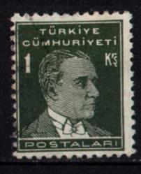 1933-1940 İkinci ATATURK Serisi 1 Kuruş (ws0770)