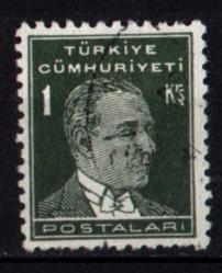 1933-1940 İkinci ATATURK Serisi 1 Kuruş (ws0771)