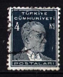 1933-1940 İkinci ATATURK Serisi 4 Kuruş (ws0775)
