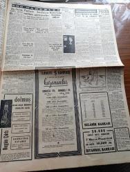 Cumhuriyet Gazetesi - 3 Mayıs 1956 - Sen Seni Bil Yazan Nadir Nadi Köşe Yazısı - Çankaya Toplantılarına Dün De Devam Olundu - 300 Milyon Dolar Yerine Bir Makale - Adnan Menderes Clarence Randall İle Beraber Fotoğraf - Döviz Kaçakçılığı Davasına Başlandı - Vali Fahrettin Kerim Gökay Dün Sinirli Bir Toplantı Yaptı - Cannes Film Festivalindeki Yıldızlar Kim Novak Ve Ginger Rogers Fotoğrafı - Konya Kuraklık Tehlikesini Atlattı -  Nihat Erim Faaliyete Geçti -  İki Devrin Perde Arkası Anlatan Teşkilatı Mahsusa Ve Milli Müdafaa Grubu Başkanı Albay Hüsamettin Ertürk Yazı Dizisi - Perçemli Adam Yazanlar Nihal Karamağaralı Ve Va Nü Yazı Dizisi - Boğa Kulağından Hediye - Şu Turizm Meselesi Yazan Burhan Felek - İstanbul'a Gelen Artist Alice Faye'ye Badem Ezmesi - Türkiye İş Bankası - Karacaoğlan Yazan Yaşar Kemal Resimleyen Münif Fehim - Yaşayan Çöl Filmi Lale Sinemasında -  Zeki Müren Kemal Film'de Fotoğrafı - İstanbul Kız Lisesi  Basketbol Kız Şampiyonu Oldu-Merkez Ceza Heyeti Başkanı Basri Onat