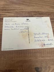 Yeşil Bursa ulu camii içi keskin color kartpostalı 17x10cm   ebatında