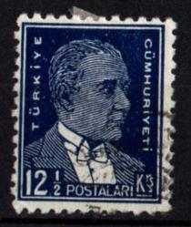1933-1940 İkinci ATATURK Serisi 12.5 Kuruş (ws0782)
