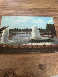 Ankara gençlik parkı keskin color  kartpostalı 17x10cm   ebatında