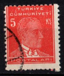 1933-1940 İkinci ATATURK Serisi 5 Kuruş (ws0786)