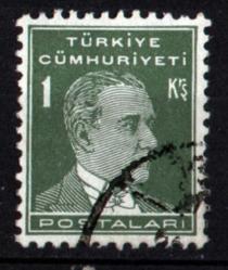 1933-1940 İkinci ATATURK Serisi 1 Kuruş (ws0790)