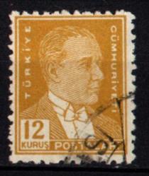 1933-1940 İkinci ATATURK Serisi 12 Kuruş (ws0795)