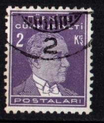 1933-1940 İkinci ATATURK Serisi 2 Kuruş (ws0796)