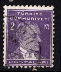 1933-1940 İkinci ATATURK Serisi 2 Kuruş (ws0798)