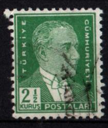 1933-1940 İkinci ATATURK Serisi 2.5 Kuruş (ws0799)