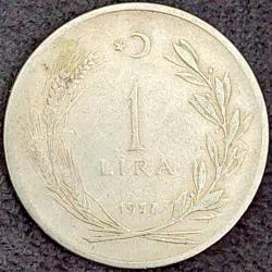 1 LİRA, 1957 ÇÇT