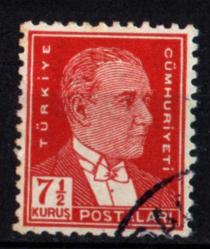 1933-1940 İkinci ATATURK Serisi 7.5 Kuruş (ws0803)