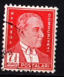 1933-1940 İkinci ATATURK Serisi 7.5 Kuruş (ws0804)