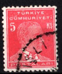 1933-1940 İkinci ATATURK Serisi 5 Kuruş (ws0808)