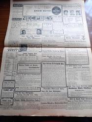 Cumhuriyet Gazetesi - 27  Temmuz 1946 - Memleket Sanayi İçin Değil Sanayi Memleket İçin Yazan Abidin Daver Köşe Yazısı - Halk Partisinin Almayı Düşündüğü Tedbirler - İzmir'de Demokrat Parti'nin Mitingi Ve Osman Kapani Nutuk Fotoğrafı - Kadın Havacımız Bayan Yıldız Kaza Geçirdi - Nürnberg Mahkemesi - Açılan Ve Açılacak Milletvekilleri - Kazanamayan Adayların Aldıkları Rey Miktarı - Mareşal Fevzi Çakmak'ı Ziyaret - Suzan Yakar Yakartepe'de - İlk Atom Amirali William Blandy - Kalkınma Partisindeki Hadise Durum Nuri Demirağın Aleyhinde -  Ekmek Serbest Bırakılacak - Amcabeye Göre Çizen Cemal Nadir - Yuvarlak Masa Konferansı Yazan Ömer Rıza Doğrul Köşe Yazısı - Sonsuz Panayır Yazan Halide Edip Adıvar Yazı Dizisi - Suudi Arabistan Suriye Koridorunu İstiyor - Bursa İstanbul Hava Seferleri Her Gün Yapılacak - Buna Rufailer Mi Karışır Yazan Burhan Felek Köşe Yazısı - Bernard Shaw'ın 90. Yıldönümü - Safiye Ayla Mustafa Çağlar Ve Mefharet Yıldırım Cağaloğlu Çiftesaraylar Bahçesinde - Krem Nevin