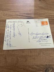 Peri bacaları ve Nevşehir Atatürk anıtı keskin color kartpostalı 15x12  ebatında