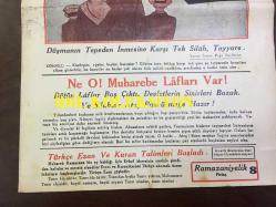 YENİ KÖROĞLU GAZETESİ - 3 ARALIK (KANUNUEVVEL) 1932 - SAYI: 481 - DÜŞMANIN TEPEDEN İNMESİNE KARŞI TEK SİLAH, TAYYARE. - NE O! MUHAREBE LAFLARI VAR! - TÜRKÇE EZAN VE KURAN TALİMLERİ BAŞLADI - GÜZELLİK MÜSABAKASI NASIL OLUYOR? - RAMAZANİYELİK PİRİNÇ - NELER, NELER! ESRAR, EROİN, KOKAİN - ALLAH İMDAT ETSİN - GÜZEL BALDIR MI GÜZEL KAFA MI? - TÜRK MİLLETİ KADINLARININ İFFET ve TEMİZLİĞİ İLE CİHANA TANINMALIDIR - KARAMAN BEYİ İLE KÖYLÜLER - 6 ÇOCUKLU AİLELER - SİNEMA MELEK, MAVİ TUNA, BRIGITTE HELM, ELHAMRA SİNEMASI, ÖLDÜRDÜĞÜM ADAM - MERZİFON'DAKİ VAK'A - GAZLI BOMBA NE DİYOR? - TASARRUF HAFTASINDA BAYRAM ŞEKERİ GİBİ FINDIK ÜZÜM ve İNCİR YESEK ve MİSAFİRİMİZE İKRAM ETSEK ÇOK UĞURLU BİR YOL ALMIŞ OLURUZ - OTOBÜS İŞLETENLER - MANALI BİR MEKTUP! - LUVR MAĞAZASI - EDİRNE'NİN SEVİNÇ GÜNÜ - EDİRNE'NİN KURTULUŞ GÜNÜ KUTLAMALARI ŞÜKRÜ NAİL PAŞA ve MEKTEPLİLER FOTOĞRAFI 1932 - KANLI KULE CİNAYETİ