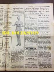 YENİ KÖROĞLU GAZETESİ - 3 ARALIK (KANUNUEVVEL) 1932 - SAYI: 481 - DÜŞMANIN TEPEDEN İNMESİNE KARŞI TEK SİLAH, TAYYARE. - NE O! MUHAREBE LAFLARI VAR! - TÜRKÇE EZAN VE KURAN TALİMLERİ BAŞLADI - GÜZELLİK MÜSABAKASI NASIL OLUYOR? - RAMAZANİYELİK PİRİNÇ - NELER, NELER! ESRAR, EROİN, KOKAİN - ALLAH İMDAT ETSİN - GÜZEL BALDIR MI GÜZEL KAFA MI? - TÜRK MİLLETİ KADINLARININ İFFET ve TEMİZLİĞİ İLE CİHANA TANINMALIDIR - KARAMAN BEYİ İLE KÖYLÜLER - 6 ÇOCUKLU AİLELER - SİNEMA MELEK, MAVİ TUNA, BRIGITTE HELM, ELHAMRA SİNEMASI, ÖLDÜRDÜĞÜM ADAM - MERZİFON'DAKİ VAK'A - GAZLI BOMBA NE DİYOR? - TASARRUF HAFTASINDA BAYRAM ŞEKERİ GİBİ FINDIK ÜZÜM ve İNCİR YESEK ve MİSAFİRİMİZE İKRAM ETSEK ÇOK UĞURLU BİR YOL ALMIŞ OLURUZ - OTOBÜS İŞLETENLER - MANALI BİR MEKTUP! - LUVR MAĞAZASI - EDİRNE'NİN SEVİNÇ GÜNÜ - EDİRNE'NİN KURTULUŞ GÜNÜ KUTLAMALARI ŞÜKRÜ NAİL PAŞA ve MEKTEPLİLER FOTOĞRAFI 1932 - KANLI KULE CİNAYETİ