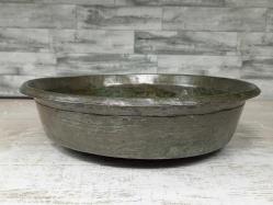 Antika Osmanlı Yazılı - Tarihli Büyük Bakır Tabak