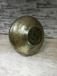 Antika Osmanlı Kalem İşçilikli Nadir Büyük Bronz Kase