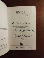 Şükrü Erbaş Bütün Şiirleri 4   İmzalı