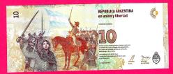 ARGENTINA 10 Pesos, 2016, P-360, UNC ÇİL