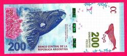 ARGENTINA 200 Pesos 2016 p364a UNC ÇİL