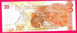Philippines 20 pesos 2022 P-230 (230a) UNC ÇİL