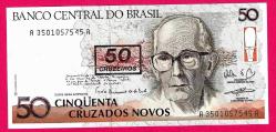 Brazil 50 Cruzeiros ND 1991 Pick 223 (TK 17 690) ÇİL