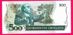 BRAZIL 500 CRUZADOS (P212d) 1988 UNC (TK 17 697) ÇİL