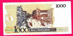 Brazil BRAZIL 1000 CRUZADOS on 1 NOVO 1989 P216 NEW UNC (TK 17 702) ÇİL
