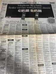 SABAH İSTANBUL ÖZEL SERİ SARI SAYFALAR GAZETESİ - 21 Temmuz 1998 - sigorta-garson-mobilya-kuaför-Çocuk bakım-emlakçı-sağlık-tahsilatçı-şoför-temizlik elemanı-tezgahtar-tornacı-kasap-pastane-muhasebe-Beşiktaş-Beykoz-Alibeyköy-Bağcılar-Bakırköy-Gayrettepe-laleli-Levent-Gaziosmanpaşa-Fatih-Beşiktaş-Fındıkzade-Küçükçekmece-Ortaköy-Florya-Fulya- Üsküdar-Göztepe-Bağlarbaşı-Ataşehir-Yalova-Tuzla-Avcılar-Ulus-Merter-Anadoluhisarı-Tarabya-Sefaköy-yakacık-Suadiye-moda-kazasker-Maltepe-Kartal-Kalamış-Kadıköy-bostancı-akatlar Mecidiyeköy-Kocamustafapaşa-Çamlıca-Koşuyolu-Pendik-Kozyatağı-Ford-Mercedes-Citroen-BMW-Mazda-Kartal-Renault-Opel-Nissan-Mitsubishi-Kartal-Tempra-Doğan-Şahin-Murat-planet 993-telsis-semtex-exbad-ipaş aş-calvin tekstil-eltaş makina-beta gıda-ihlas kargo-güney dış ticaret-yıldızlar Elektronik-West telekom-İstanbul telekom-Şemistan telefon-Panelduş-telephone shop-atm otomotiv-gökçe motorlu araçlar-Gedik motorlu araçlar