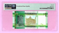 JERSEY 1 POUND 2010 P32b UNC PMG 66 EPQ (TK 17 686) ÇİL
