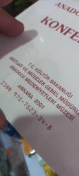 2001 Yılı Anadolu Medeniyetleri Müzesi Konferansları