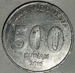 ENDONEZYA 2016  500 RUPIAH