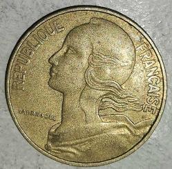 FRANSA 1978  20 CENTIMES