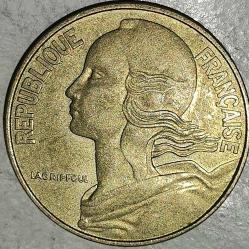 FRANSA 1981  20 CENTIMES