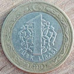 1 LİRA, 2018 ÇÇT ters