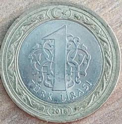 1 LİRA, 2018 ÇÇT ters