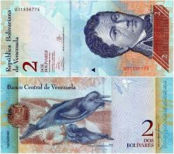 P#88f Venezuela 2 Bolivar 2013 ÇİL