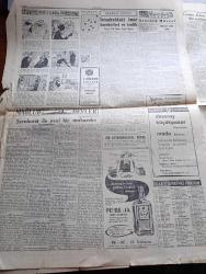 Cumhuriyet Gazetesi - 18 Haziran 1958 - Londra Kıbrıs Planını Dün Açıklayamadı - İngiltere Kıbrısa Süratle Askeri Kuvvet Sevkediyor - Erzurum'da 50 Bin Kişi Kıbrıs İçin Ant İçti - Macar İhtilalinin Lideri Başbakan Nagy İdam Edildi - Kurbanlık Ve Et Fiyatları Belli Oldu - Kıbrıs'ta Rumlar Sivil Bir Ordu Kuruyorlar - Şu Komünist Denen Adam Yazan Edgar Hoover Yazı Dizisi - Tuzak Yazan Guy Des Cars Yazı Dizisi - Lapçinin Fikri Yazan Burhan Felek Köşe Yazısı - Karaköyde Yapılacak Yeni İstimlakler - Türkiye İş Bankası - 1900 Yılında İdi Yazan Ve Çizen Salih Erimez - Fay Temizleme Tozu - Cumhuriyet Kupası Galibi Karagümrük Yazan Cem Atabeyoğlu Fotoğrafı - Galatasaray Vefa İle Bugün Karşılaşıyor - Bursa Şampiyonu Güvenspor Fotoğrafı - Atlet Gül Çiray Fenerbahçe Veya Beşiktaşa Girecek - Transfer 2 Temmuzda Başlıyor - Türkiye Almanya Temsili Boks Takımları Karşılaşacak - Milli Güreş Takımımız Dün Sofyaya Gitti - Taç Eşarpları - Rulo Basımevi - Kuştüyü Fabrikası - İntikam Günü Filmi  Ar Sinemada