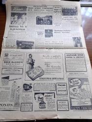 Cumhuriyet Gazetesi - 18 Haziran 1958 - Londra Kıbrıs Planını Dün Açıklayamadı - İngiltere Kıbrısa Süratle Askeri Kuvvet Sevkediyor - Erzurum'da 50 Bin Kişi Kıbrıs İçin Ant İçti - Macar İhtilalinin Lideri Başbakan Nagy İdam Edildi - Kurbanlık Ve Et Fiyatları Belli Oldu - Kıbrıs'ta Rumlar Sivil Bir Ordu Kuruyorlar - Şu Komünist Denen Adam Yazan Edgar Hoover Yazı Dizisi - Tuzak Yazan Guy Des Cars Yazı Dizisi - Lapçinin Fikri Yazan Burhan Felek Köşe Yazısı - Karaköyde Yapılacak Yeni İstimlakler - Türkiye İş Bankası - 1900 Yılında İdi Yazan Ve Çizen Salih Erimez - Fay Temizleme Tozu - Cumhuriyet Kupası Galibi Karagümrük Yazan Cem Atabeyoğlu Fotoğrafı - Galatasaray Vefa İle Bugün Karşılaşıyor - Bursa Şampiyonu Güvenspor Fotoğrafı - Atlet Gül Çiray Fenerbahçe Veya Beşiktaşa Girecek - Transfer 2 Temmuzda Başlıyor - Türkiye Almanya Temsili Boks Takımları Karşılaşacak - Milli Güreş Takımımız Dün Sofyaya Gitti - Taç Eşarpları - Rulo Basımevi - Kuştüyü Fabrikası - İntikam Günü Filmi  Ar Sinemada