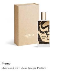 12 ay  taksitle MEMO PARIS Sherwood en az 30 ml Eau de Parfum  Beymen’den alınmıştır PARFÜM 75ml 14.435TL