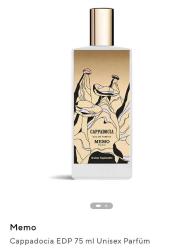 12 ay  taksitle MEMO PARIS Cappadocia 55 ml Eau de Parfum  75 ml idi şu an 55ml kalmıştır Beymen’den alınmıştır PARFÜM 75ml 14.435TL