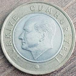 1 LİRA, 2022 ÇÇT düz