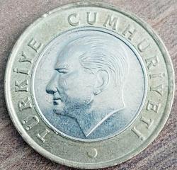 1 LİRA, 2022 ÇÇT düz