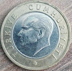1 LİRA, 2022 ÇÇT ters