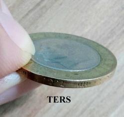 1 LİRA, 2022 ÇÇT ters