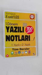 Tonguç Yayınları 8. Sınıf Yazılı Notları 1. Dönem 1.yazılı +  2. Yazılı tüm dersler