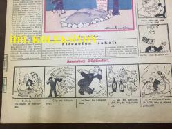 AMCABEY SİYASİ MİZAH GAZETESİ - 10 NİSAN 1943 - CİLT: 1 - SAYI: 19 - KÖYLÜ GENE KAZANIYOR - AMCABEY DÜĞÜNDE KARİKATÜR ÇİZİMİ - FİLOZOFUN SAKALI - MİLLETLER ve ATASÖZLERİ - EŞEK KARİKATÜRÜ - MİZAHI TEFRİKA, ŞAHENDE - VASFİ RIZA ZOBU - SERMET MUHTAR ALUS, HALA - AMCABEY POSTASI - 2. DÜNYA SAVAŞI KARİKATÜRÜ - 23 NİSAN 1943 MİLLİ PİYANGO ÇEKİLİŞİ - FIKRA MÜSABAKASI - ÇİKOLAT CEMİL